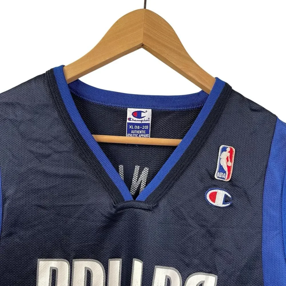 Michael Finley Basketball Jersey Dallas Mavericks Champion Youth XL 18-20 - Picture 5 of 9